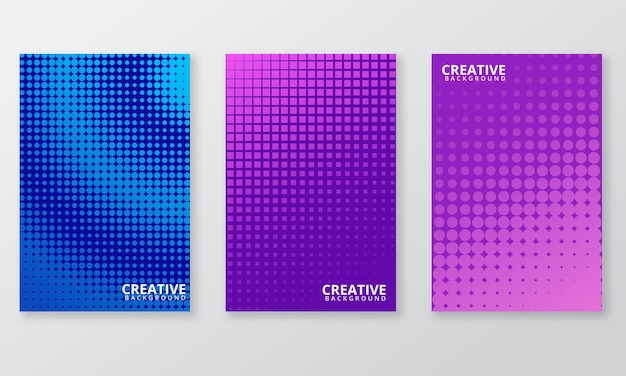 Bright colorful creative covers. 