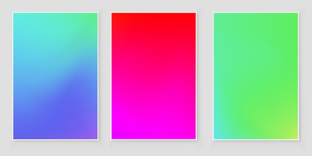 Bright colors gradient abstract cover.