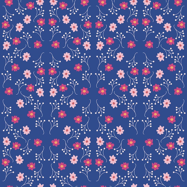 Bright Floral Seamless Vector Pattern