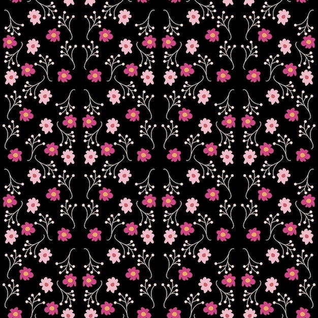 Bright Floral Seamless Vector Pattern