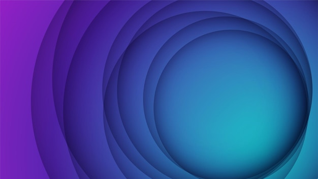 Bright Hole Blue Purple Colorful Abstract Memphis Geometric Design Background