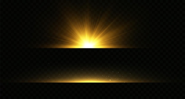 Bright light effects. Shiny stars.glare, explosion, sparkle, line, sun flare, spark and stars.