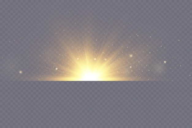 Bright light effects. Shiny stars.glare, explosion, sparkle, line, sun flare, spark and stars.