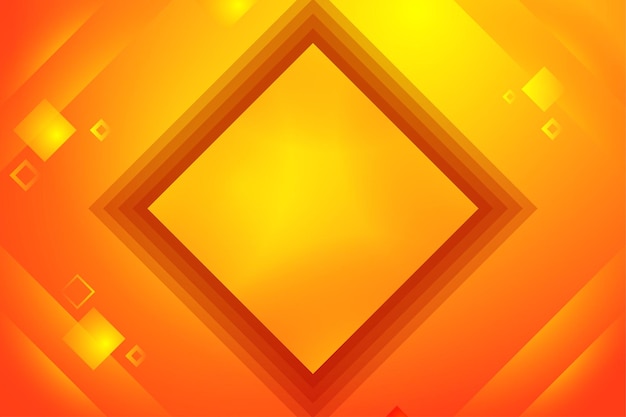 Bright light orange gradient abstract background with diagonal squares