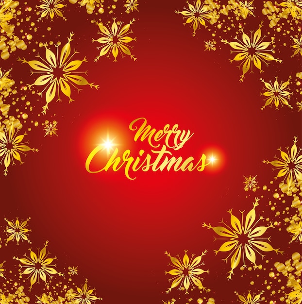 bright merry christmas background 