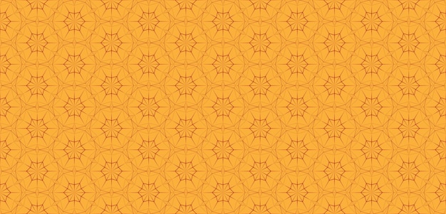 Bright orange geometric abstract seamless pattern Polygonal texture from lines Repeating pattern