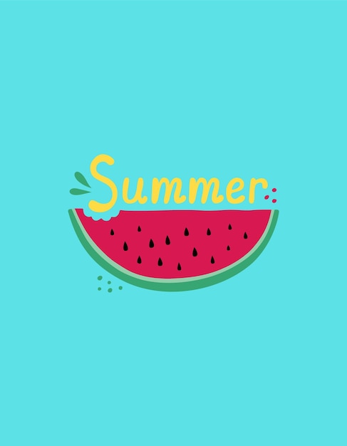 Bright Positive Summer Illustration Design