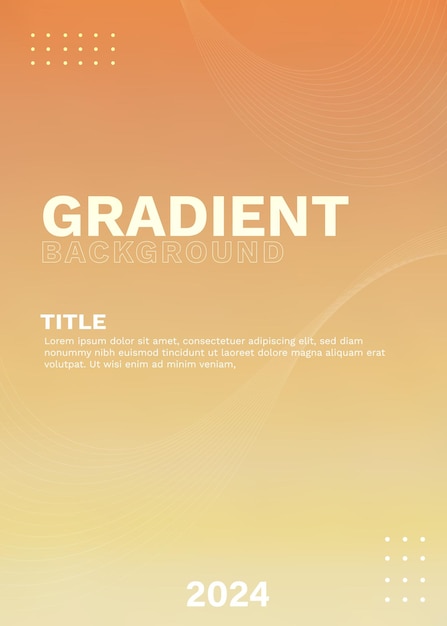 Bright and Smooth Yellow Gradient Background Design