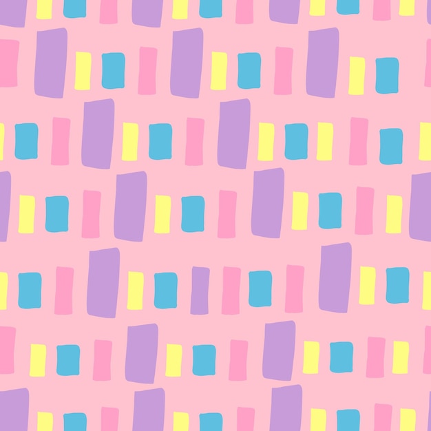 Bright stripes of pastel colorsVector seamless pattern For fabrics paper baby clothes textiles packaging wallpaper backgrounds and postcards