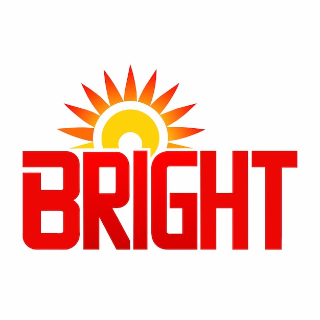 Bright text logo vector 11