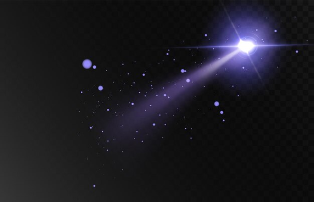 Bright transparent light effect lens flare mega collection Star space Vector