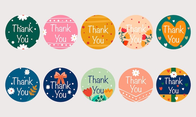 Brighten Every Gift with oval Printable Thank You Tags