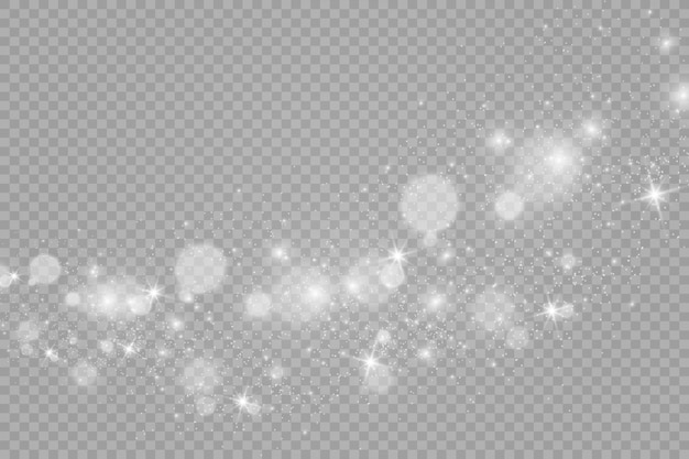 Brilliant gold dust vector shine. Glittering shiny ornaments for background. Vector illustration.