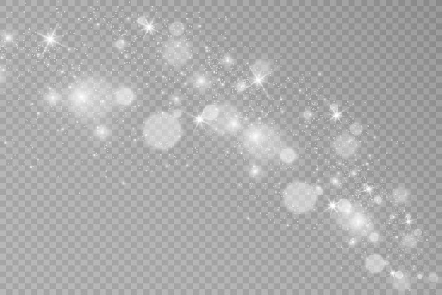 Brilliant gold dust vector shine. Glittering shiny ornaments for background. Vector illustration.