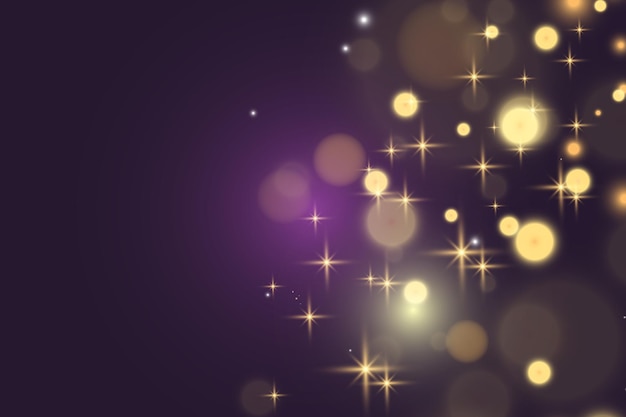 Brilliant gold dust vector shine Glittering shiny ornaments for background Vector illustration