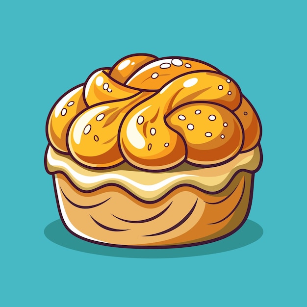 Brioche Food Vector Art Food Vector Illustration