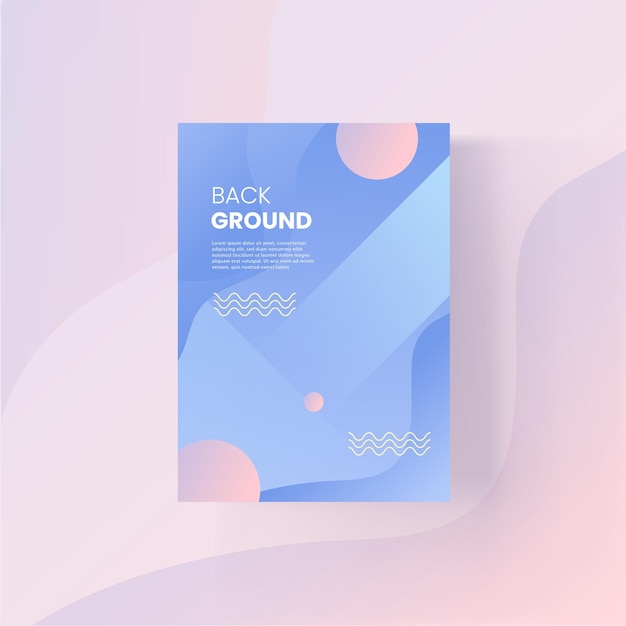 Brochure and book cover design template