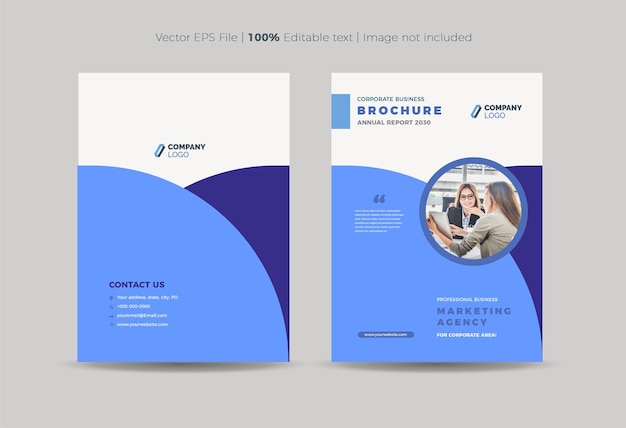 Brochure Cover Design or Annual Report and Company Profile Cover or Booklet and Catalog Cover