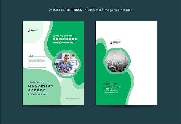 Brochure Cover Design or Annual Report and Company Profile Cover or Booklet and Catalog Cover