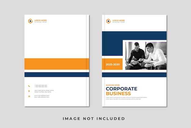 brochure cover design or annual report design