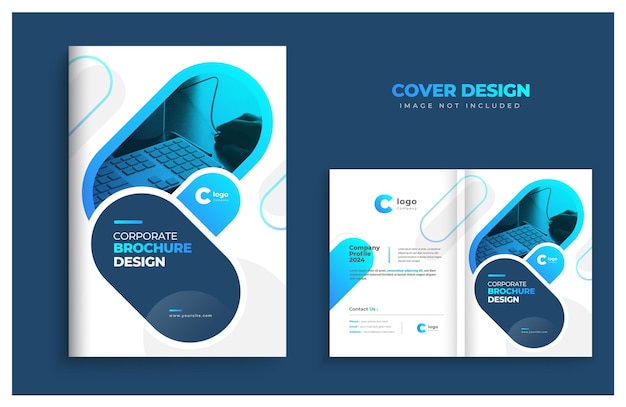 Brochure cover template design company profile cover design