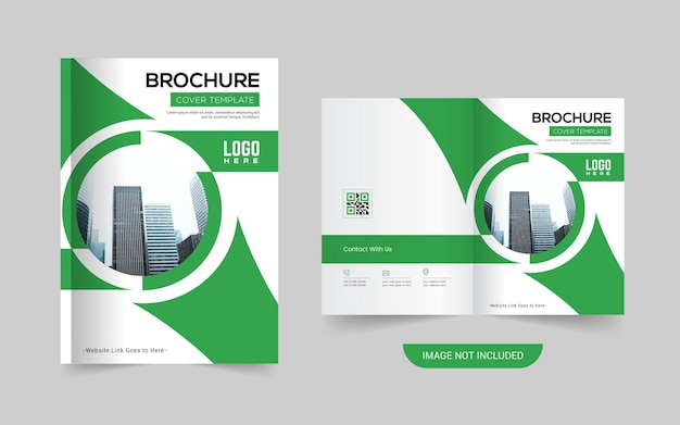 brochure cover template Premium Vector