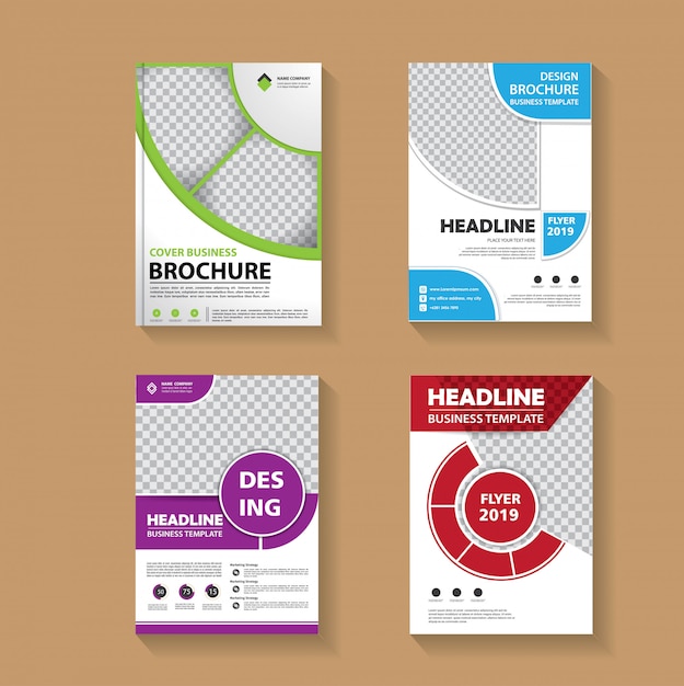 Brochure or flyer template design