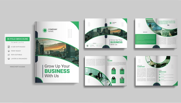 A brochure for grow up your business with us