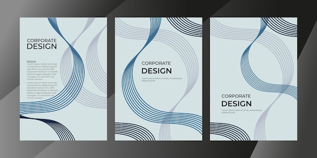 Brochure template flyer background for business design