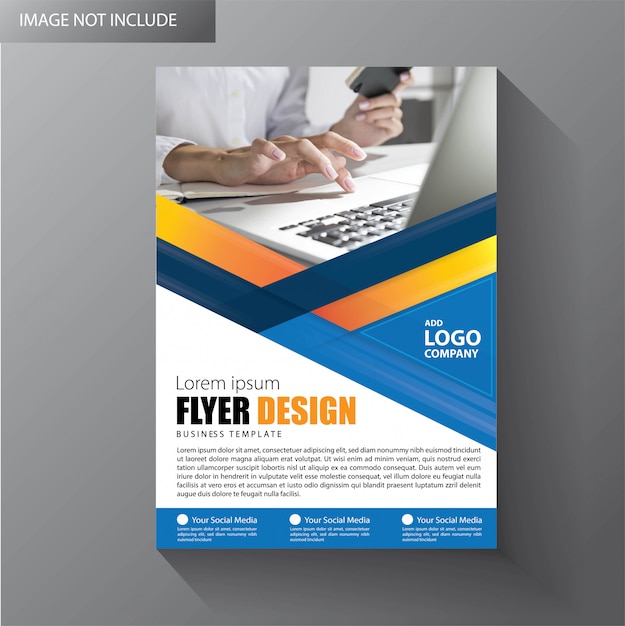 Brochure template layout