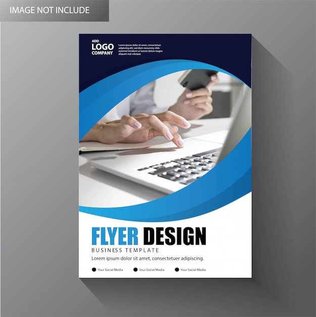 Brochure template layout