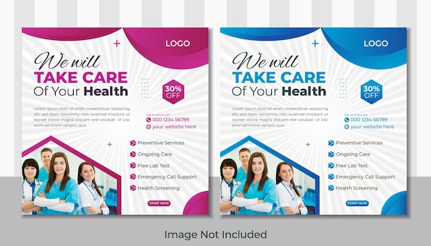 a brochure for we take care of your health