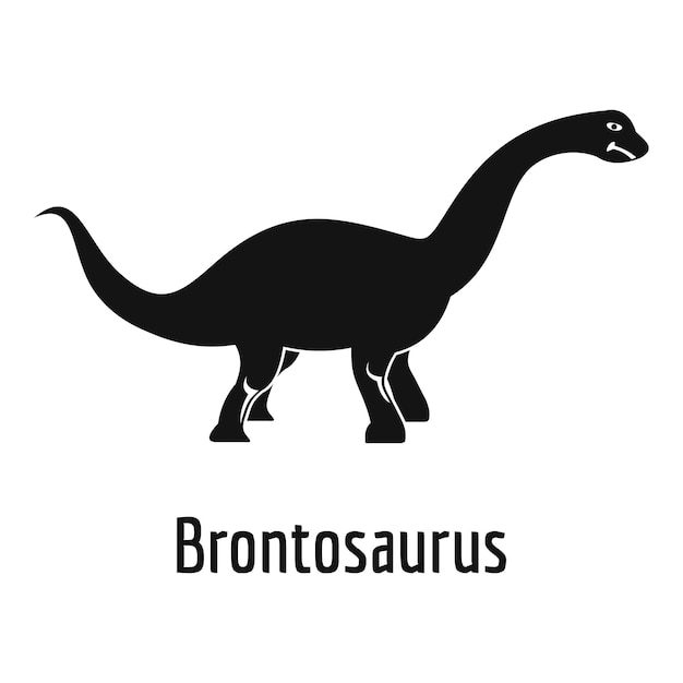 Brontosaurus icon Simple illustration of brontosaurus vector icon for web