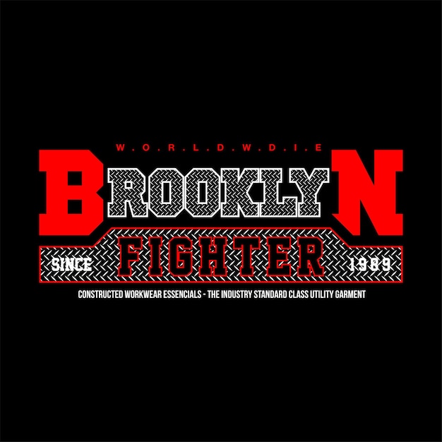 brooklyn fighter worldwide simple vintage