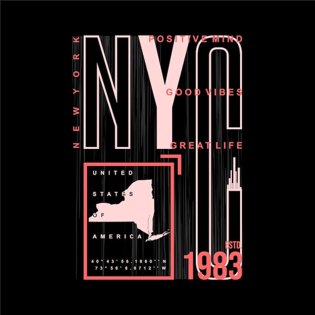 Brooklyn new york city army theme graphic t shirt design typography vector illustration