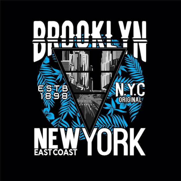 brooklyn New york theme vectors for tshirt prints and other uses