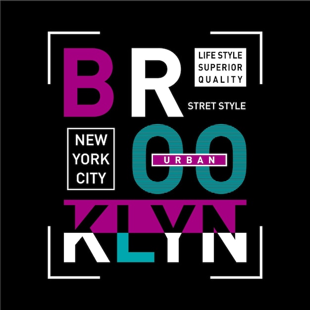 Brooklyn t shirt and apparel design