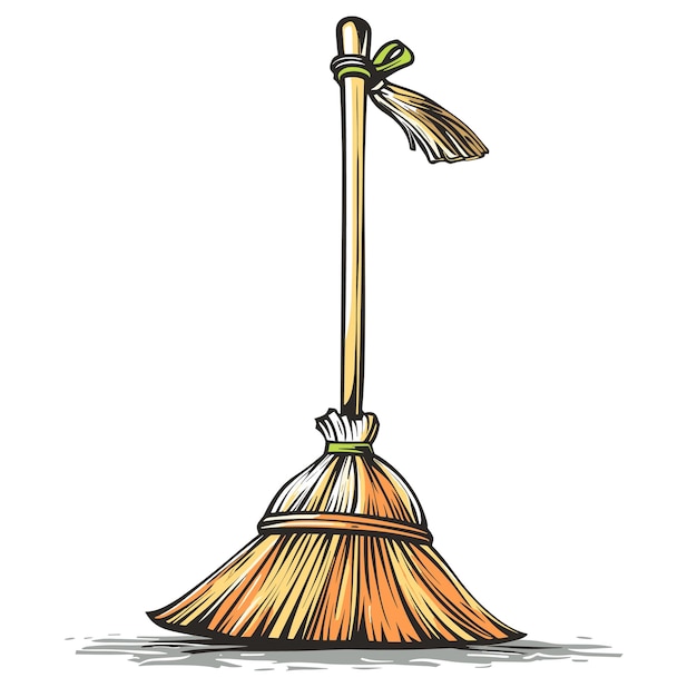 Broom Cartoon Isolated Transparent Background Images