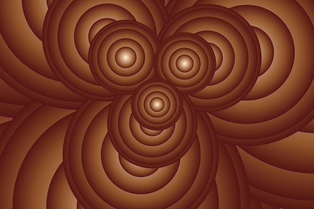 Brown Abstract 3D Background