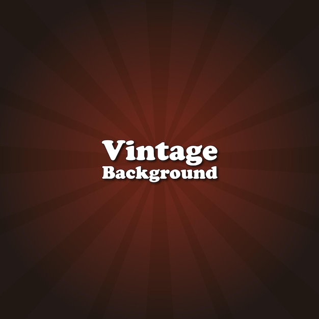 Vector a brown background with a red background that says vintage style