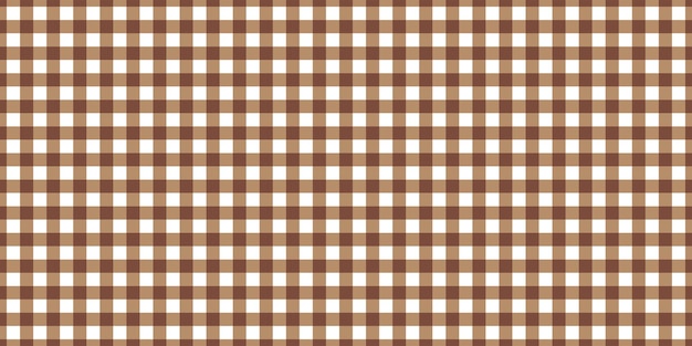 Brown traditional gingham seamless background