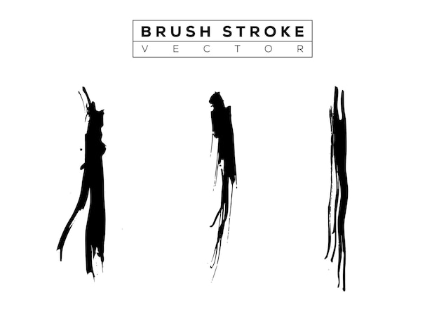 Brush set splash line vector eps