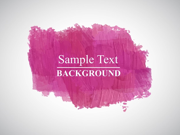 Brush stroke painted watercolor abstract background creative background vector over frame Design for headline logo and sale banner vector illustration