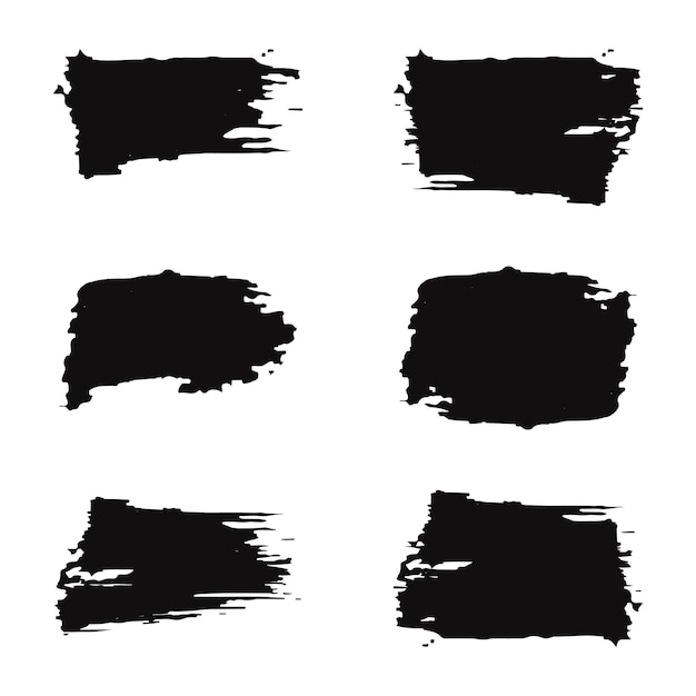 Brush stroke set