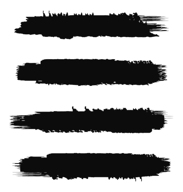 Brush stroke set