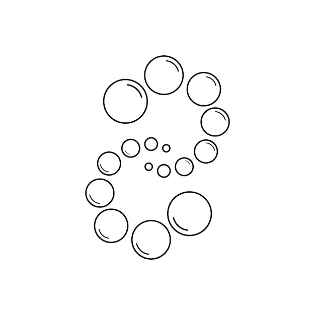 Bubble icon vector illustration design template