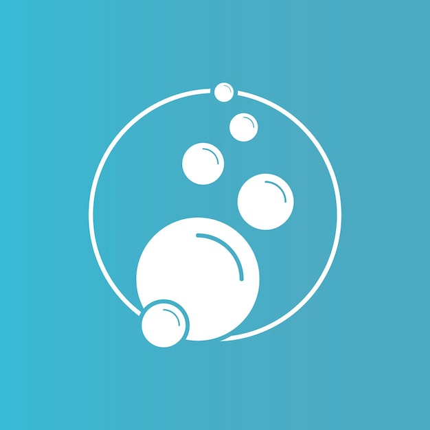 Bubble icon vector