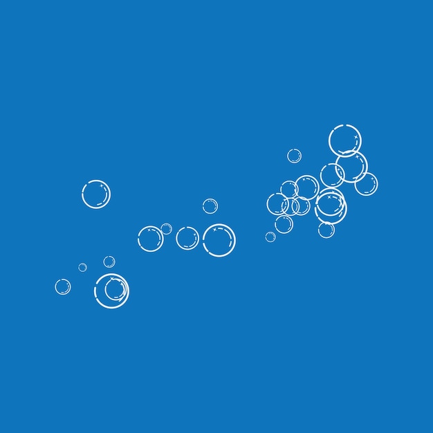 Bubble illustration vector design