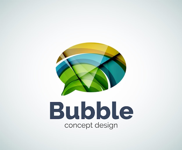 Bubble logo template