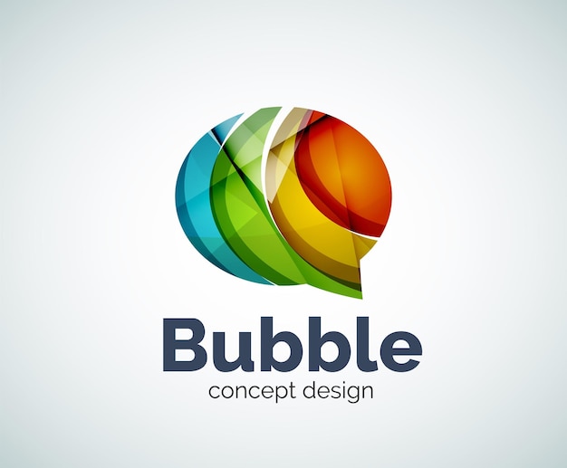 Bubble logo template